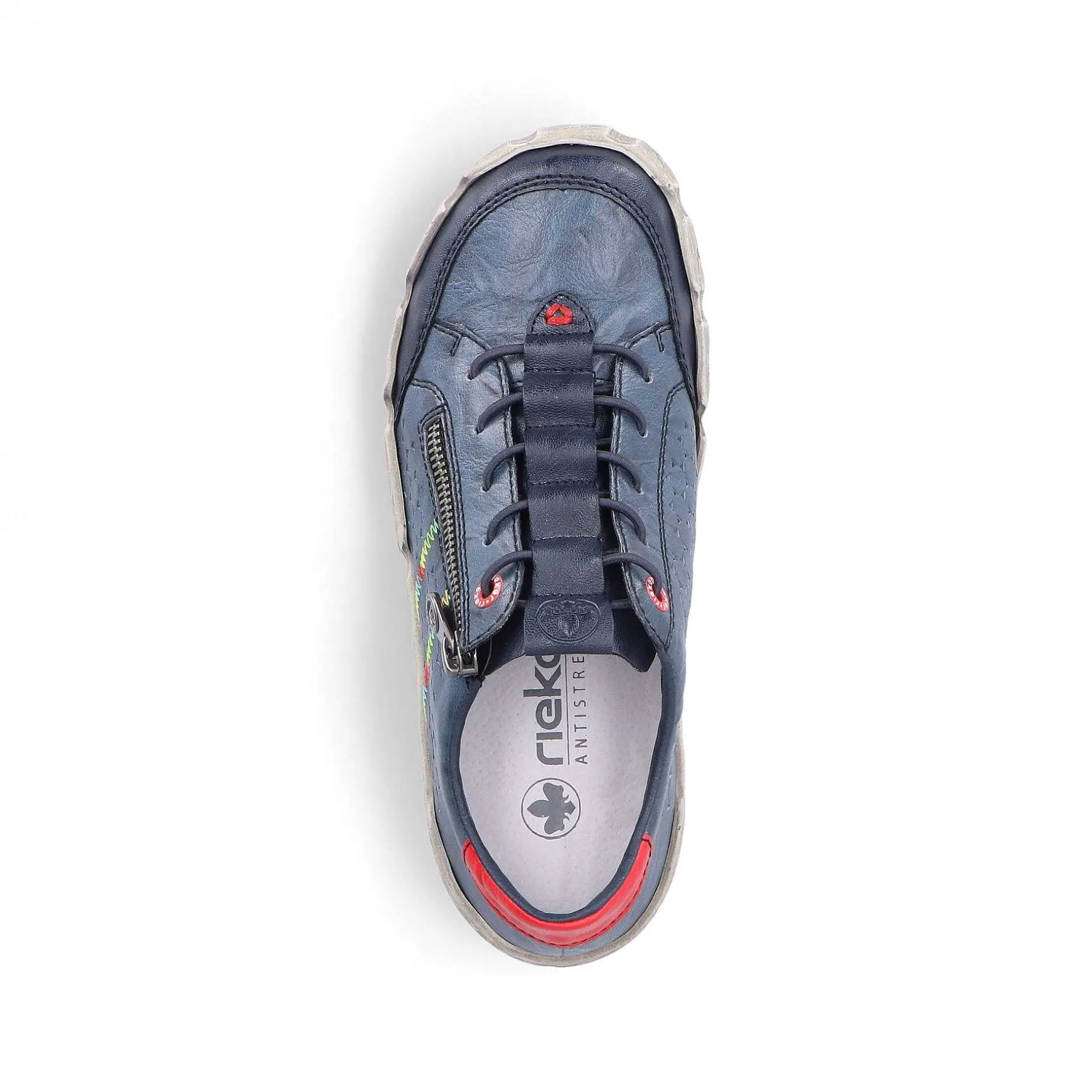 Rieker Women'S Lace-Up Shoes, Slate Blue