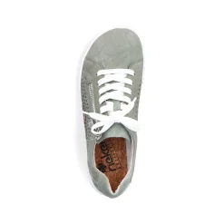 Rieker Women'S Lace-Up Shoes Mint Green