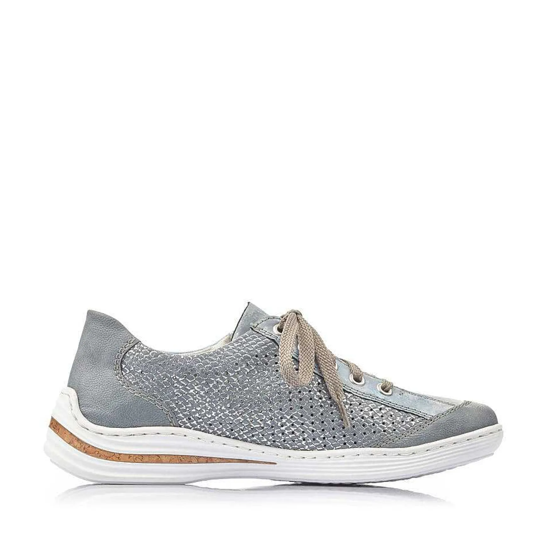 Rieker Women'S Lace-Up Shoes Sea Blue