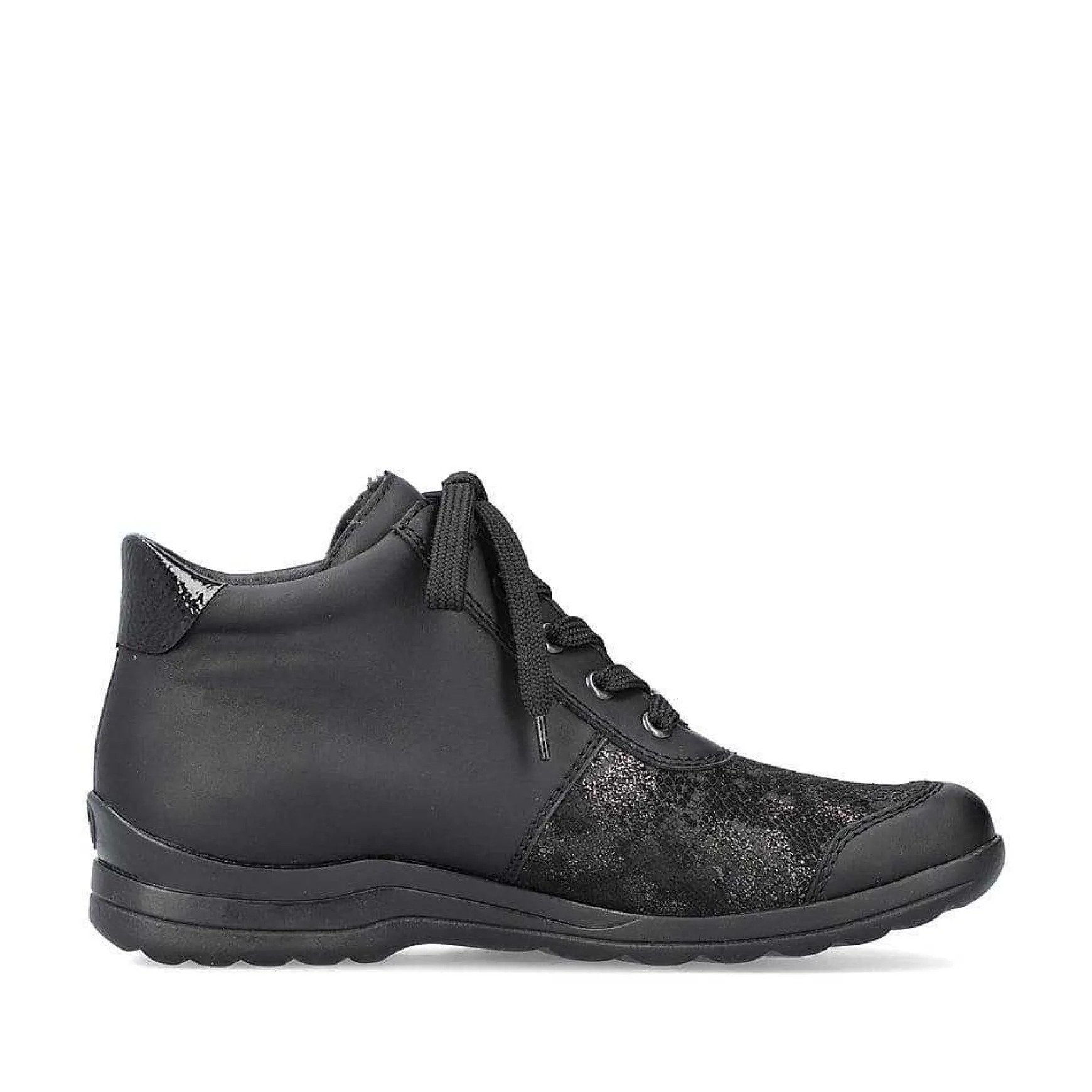 Rieker Women'S Lace-Up Shoes Deep Black