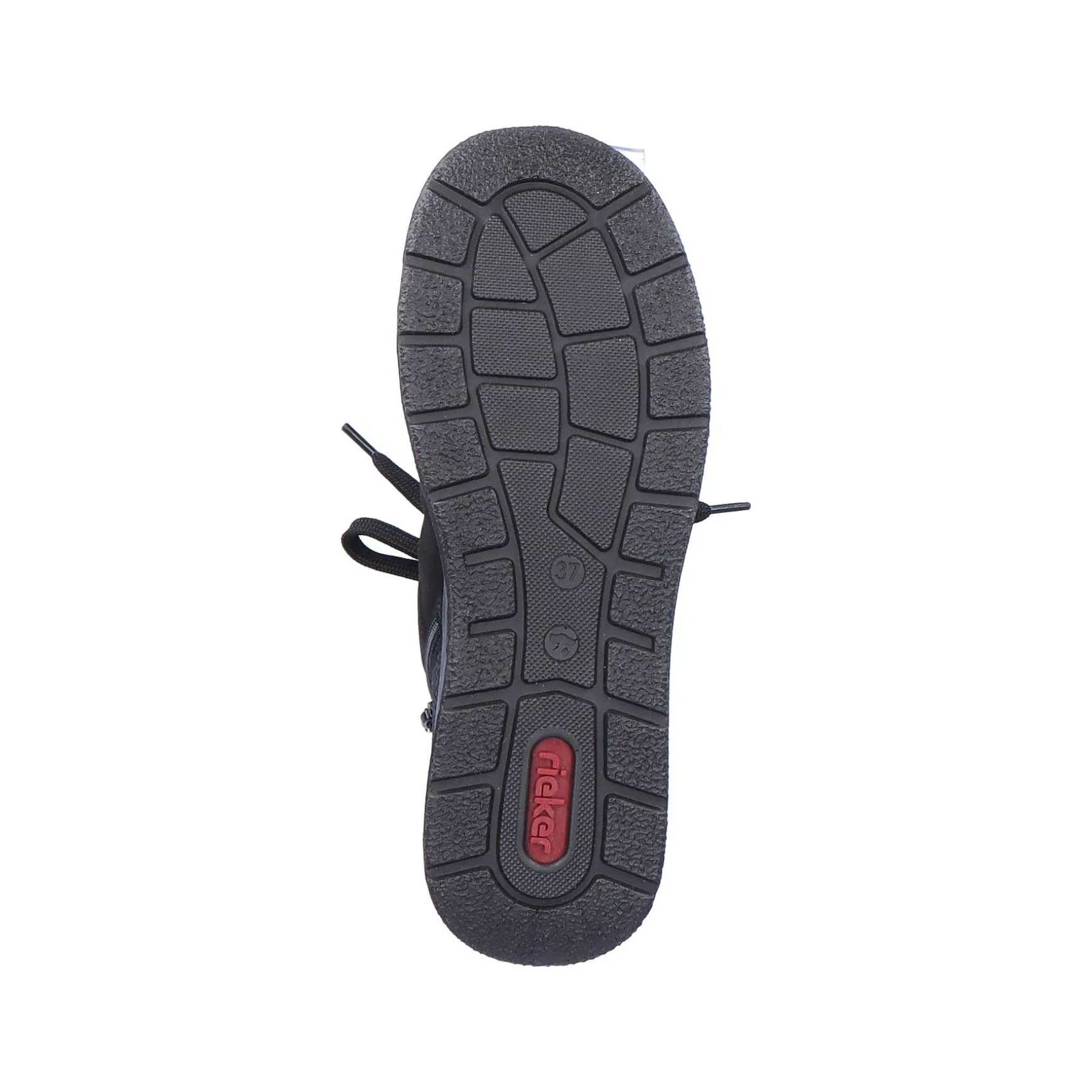 Rieker Women'S Lace-Up Shoes Deep Black