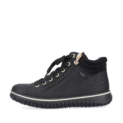 Rieker Women'S Lace-Up Shoes Deep Black