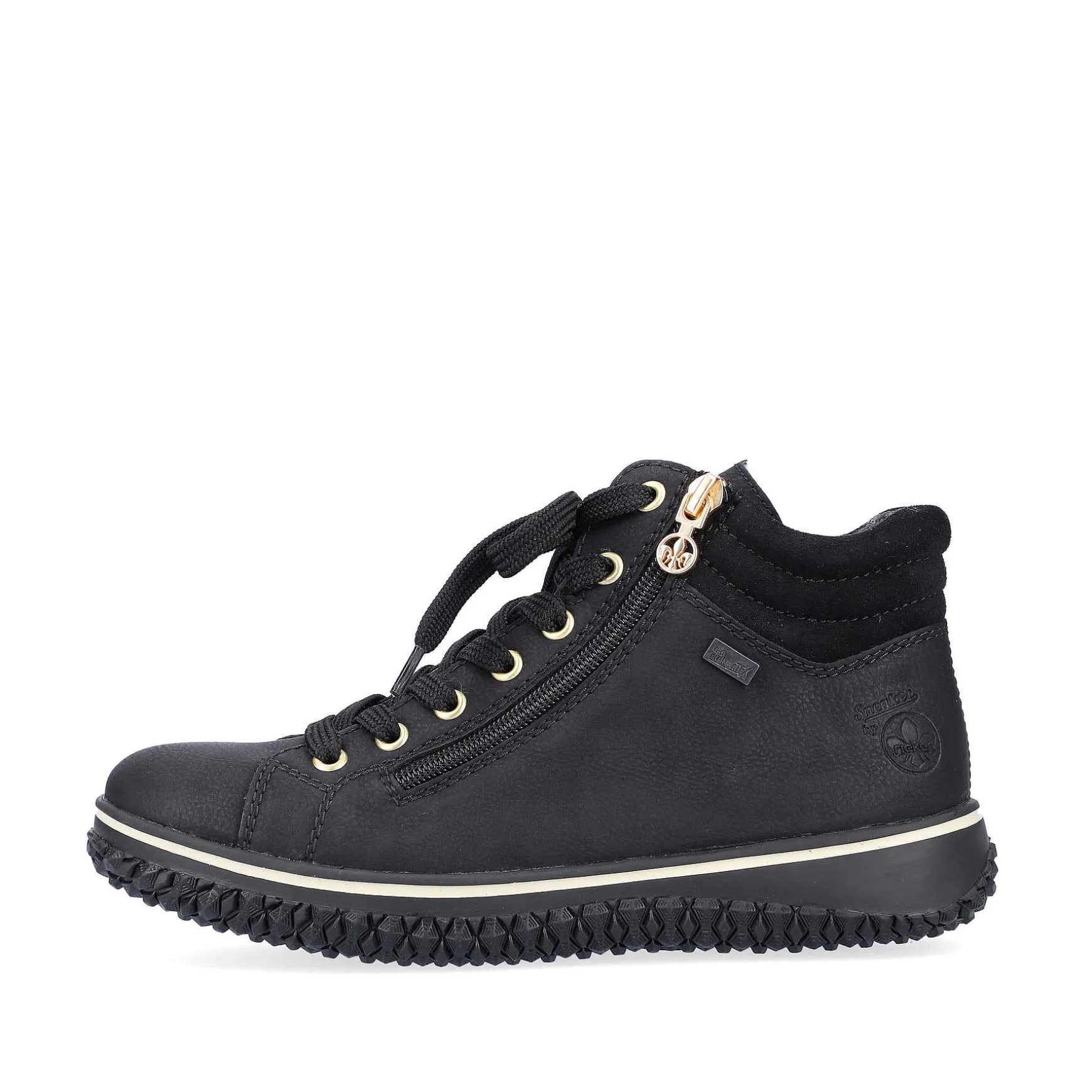 Rieker Women'S Lace-Up Shoes Deep Black