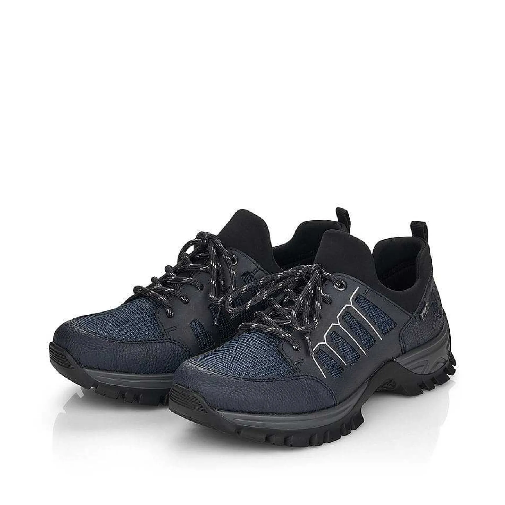 Rieker Women'S Lace-Up Shoes Pacific Blue