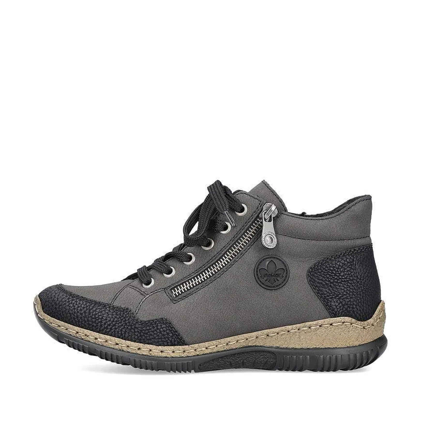 Rieker Women'S Lace-Up Shoes Anthracite