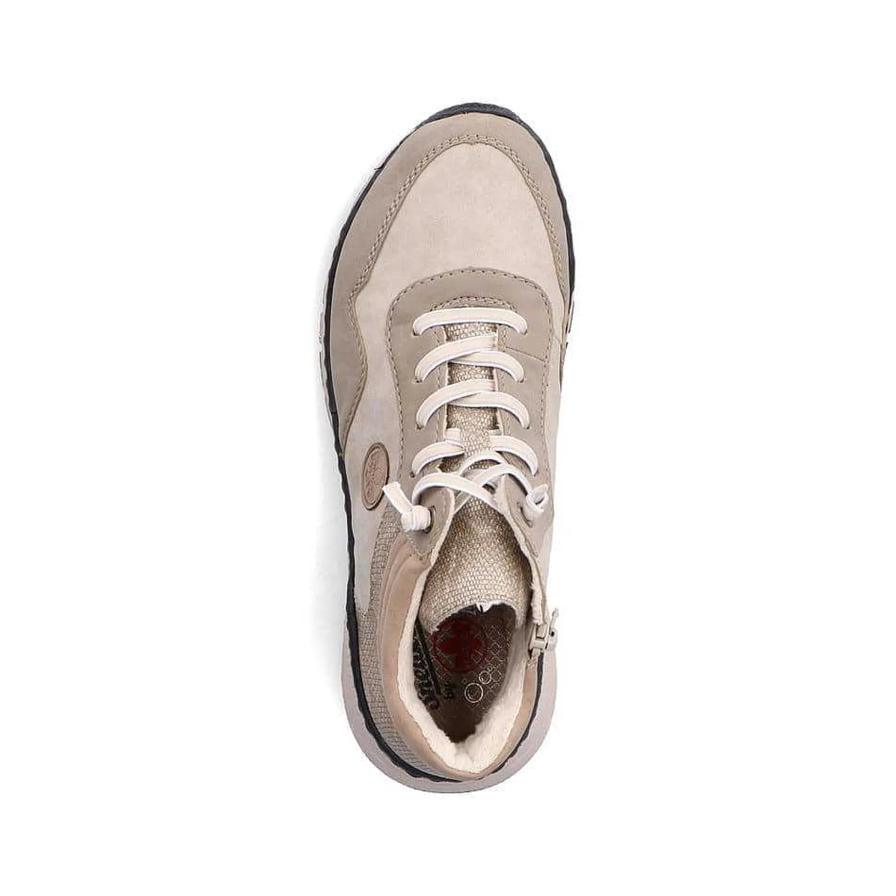 Rieker Women'S Lace-Up Shoes Light Beige