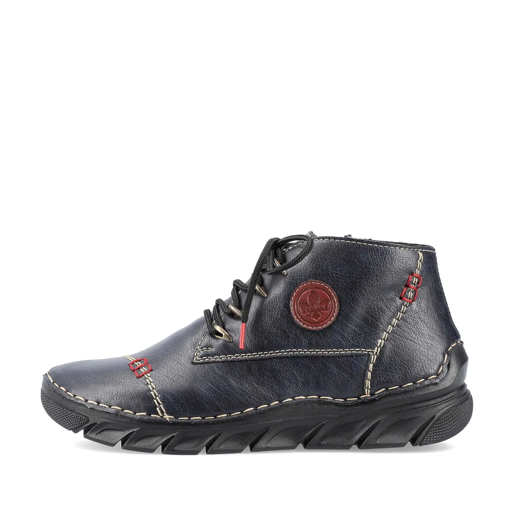 Rieker Women'S Lace-Up Shoes Navy Blue