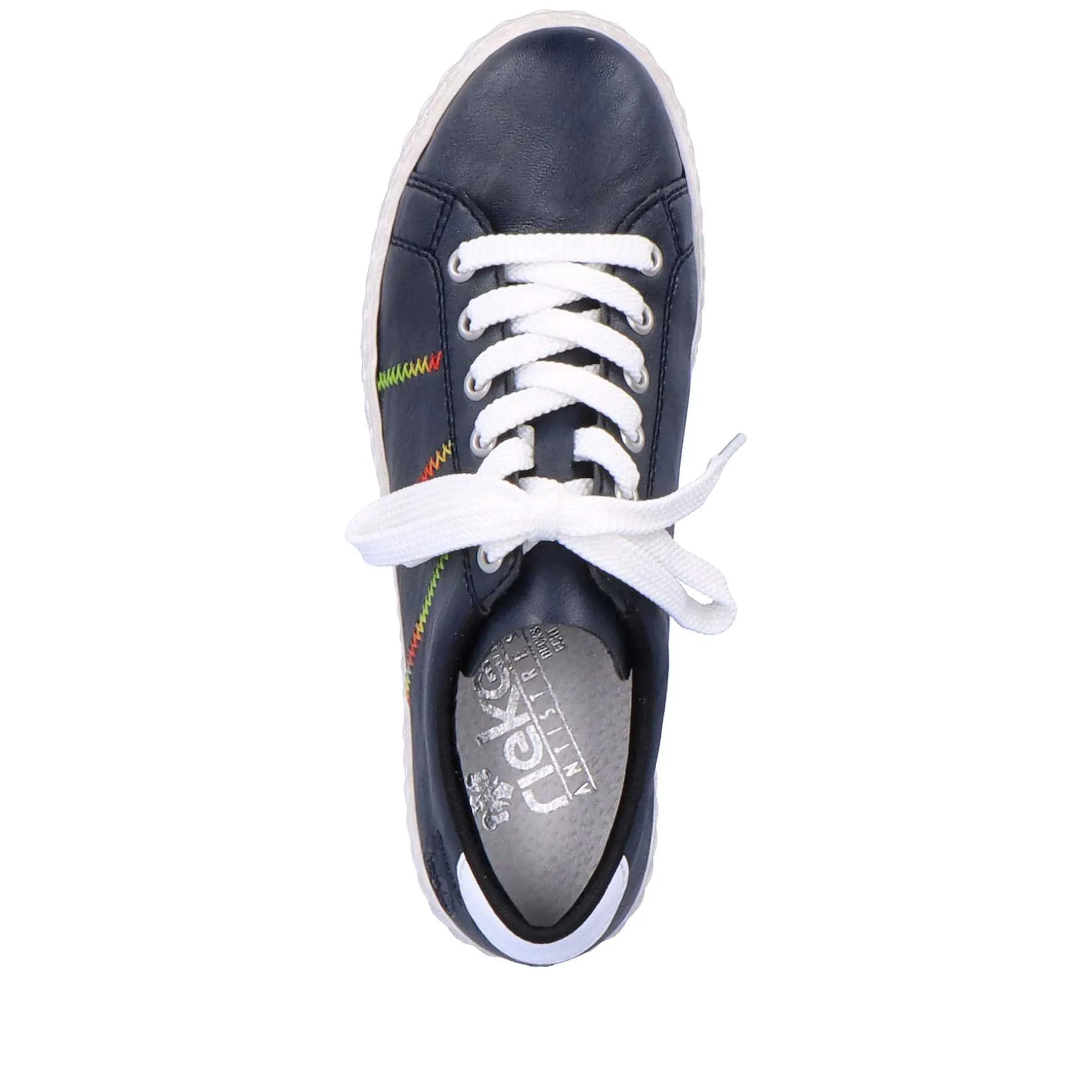 Rieker Women'S Lace-Up Shoes Navy Blue