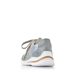 Rieker Women'S Lace-Up Shoes Sea Blue