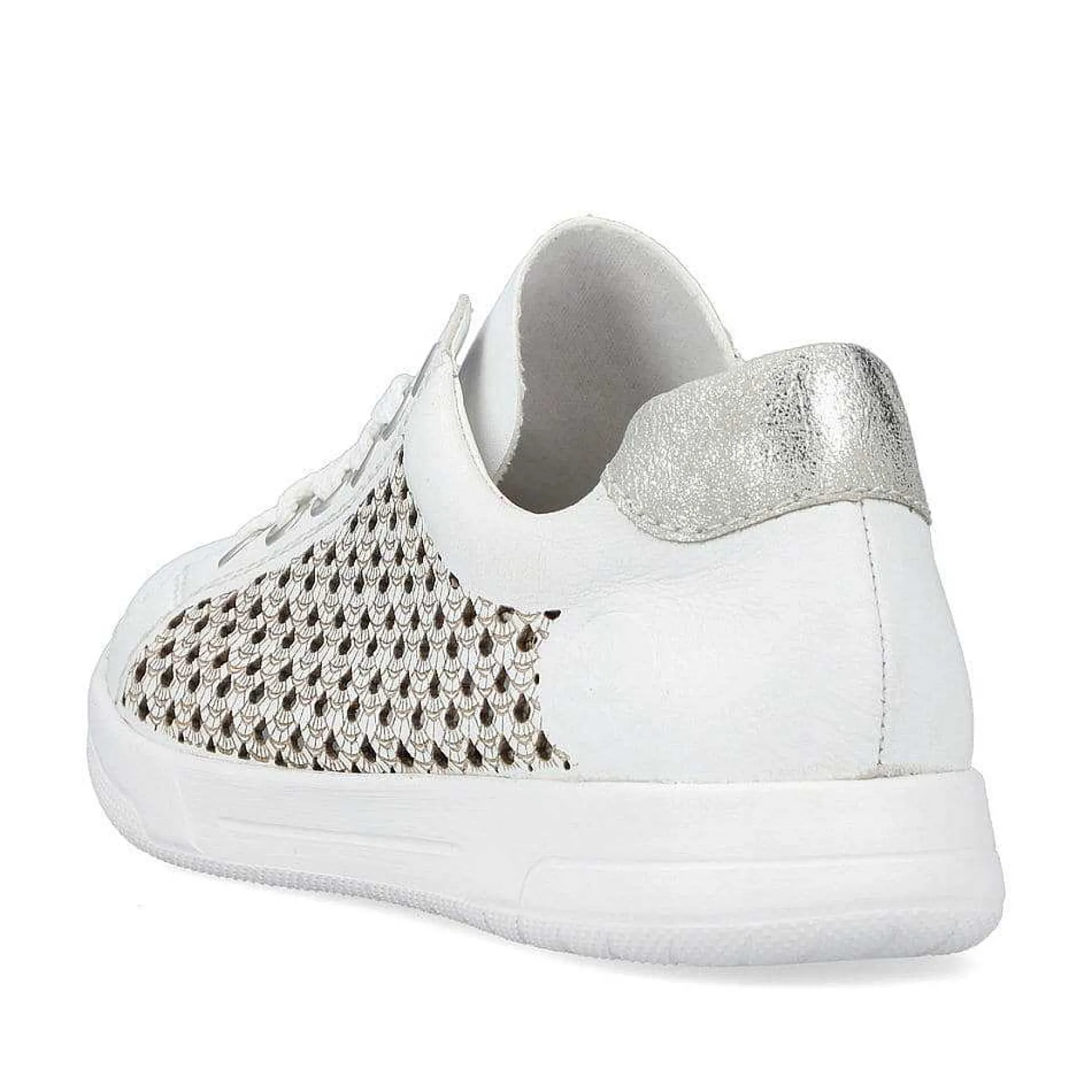 Rieker Women'S Lace-Up Shoes Crystal White