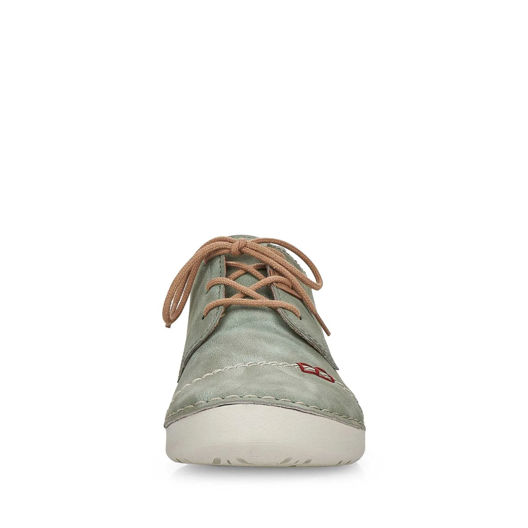 Rieker Women'S Lace-Up Shoes Green Gray