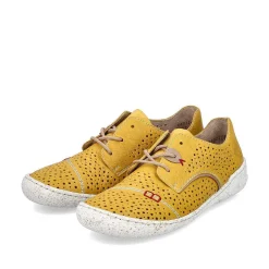 Rieker Women'S Lace-Up Shoes Sunflower Yellow