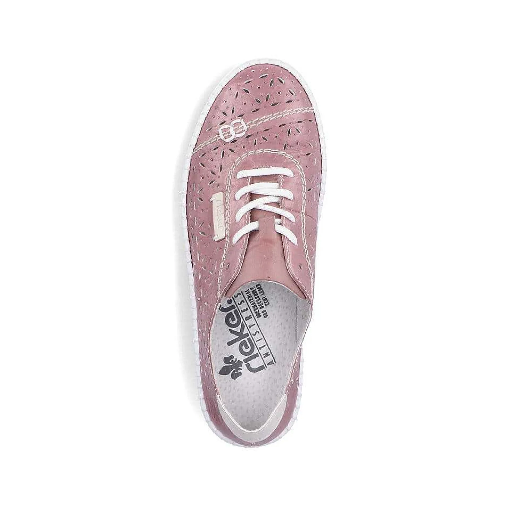 Rieker Women'S Lace-Up Shoes, Blood Pink