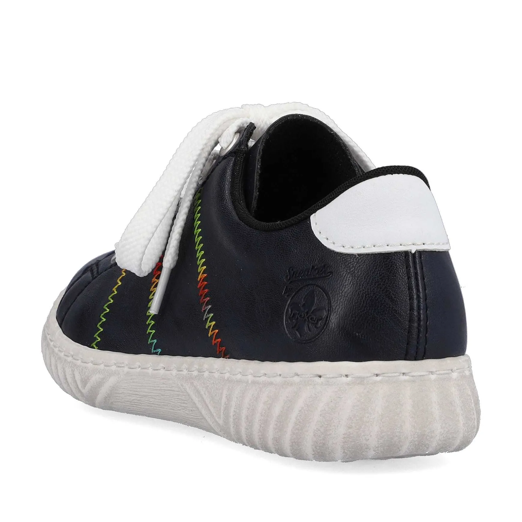 Rieker Women'S Lace-Up Shoes Navy Blue