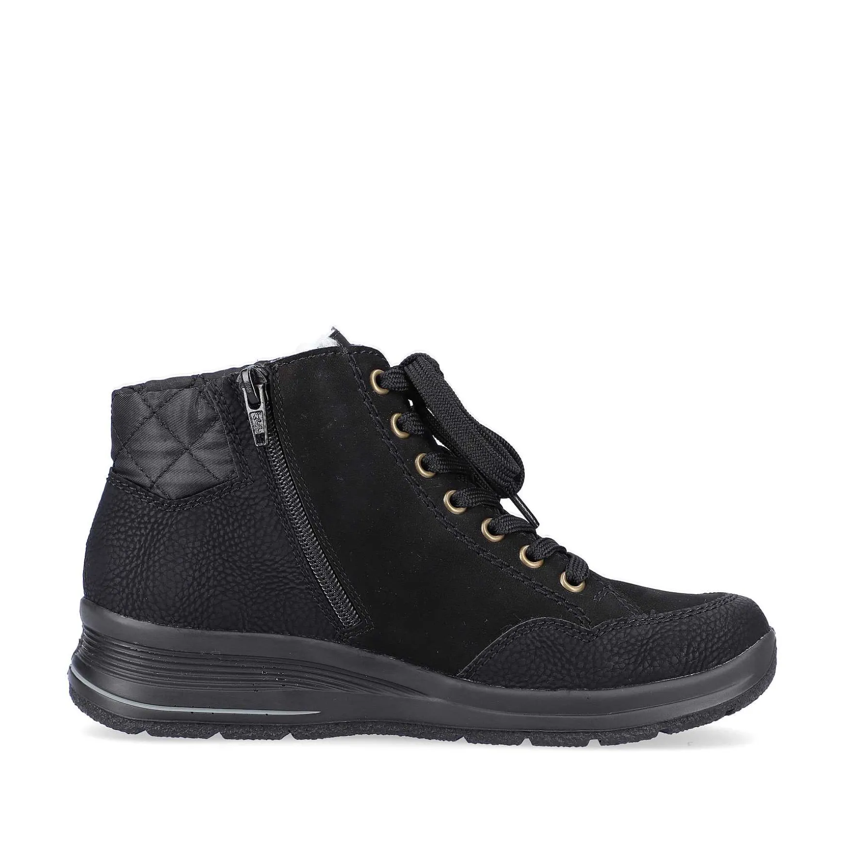 Rieker Women'S Lace-Up Shoes Deep Black