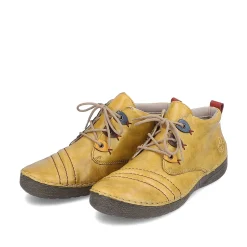 Rieker Women'S Lace-Up Shoes Exotic Yellow