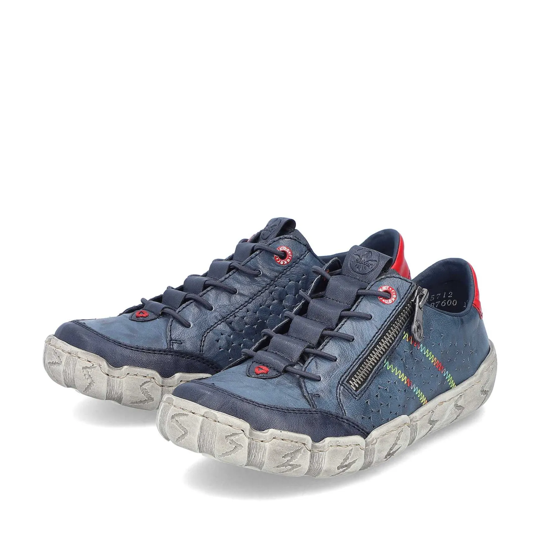 Rieker Women'S Lace-Up Shoes, Slate Blue