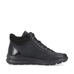 Rieker Women'S Lace-Up Shoes Deep Black