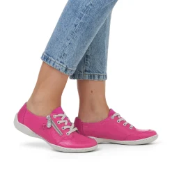 Rieker Women'S Lace-Up Shoes Magenta