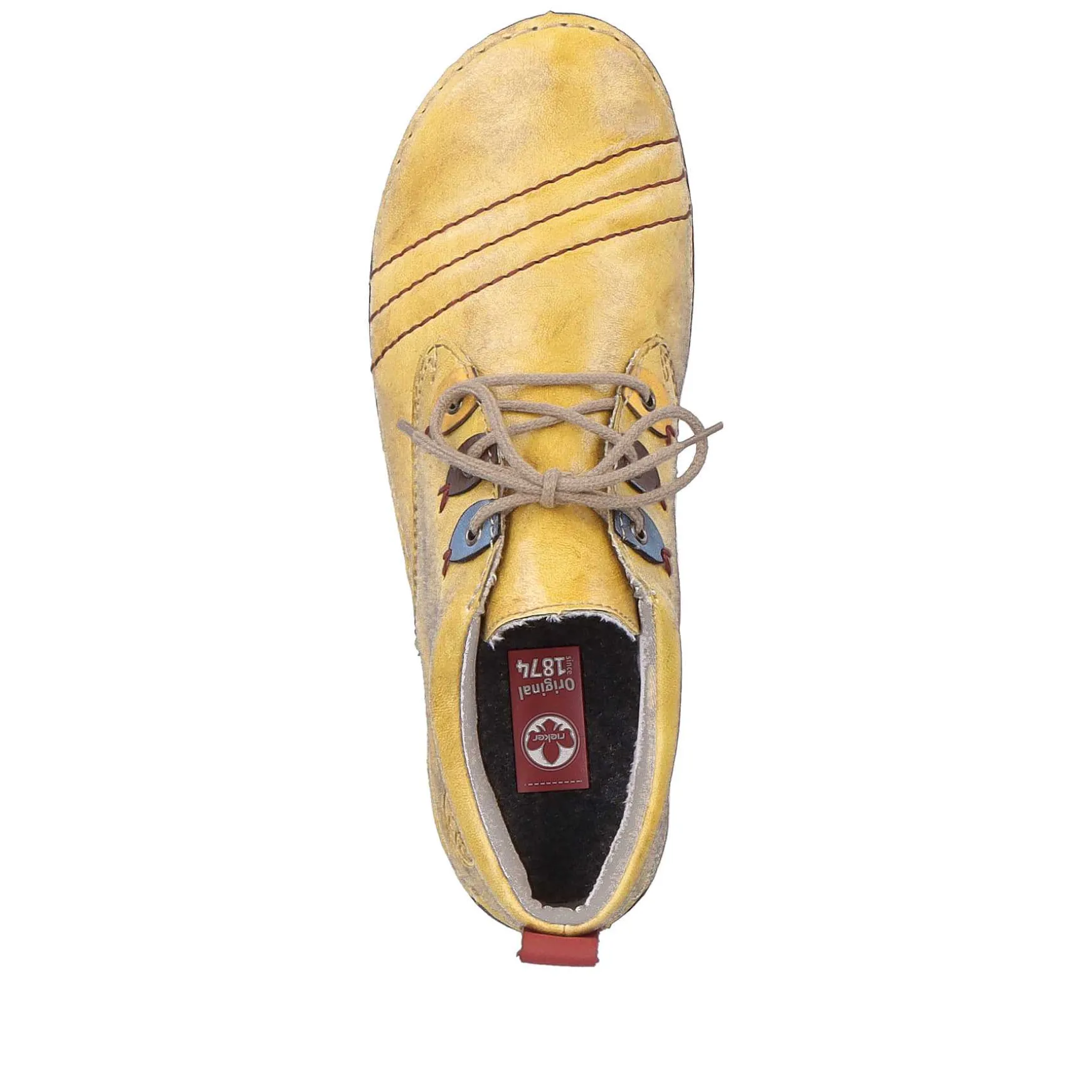 Rieker Women'S Lace-Up Shoes Exotic Yellow