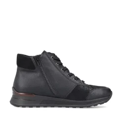 Rieker Women'S Lace-Up Shoes Deep Black