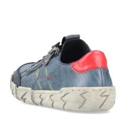 Rieker Women'S Lace-Up Shoes, Slate Blue