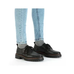 Rieker Women'S Lace-Up Shoes Night Black