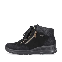 Rieker Women'S Lace-Up Shoes Deep Black