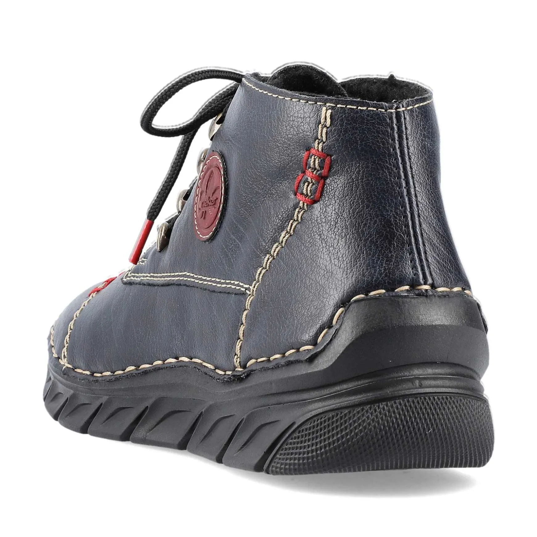 Rieker Women'S Lace-Up Shoes Navy Blue