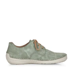 Rieker Women'S Lace-Up Shoes Green Gray