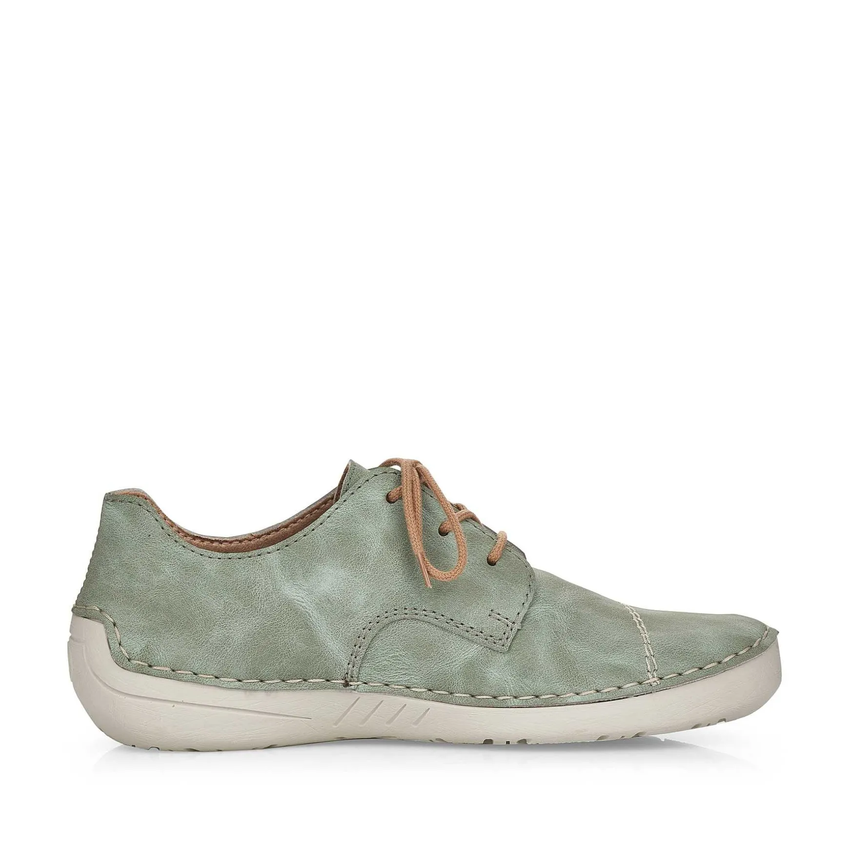 Rieker Women'S Lace-Up Shoes Green Gray