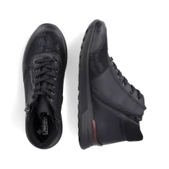 Rieker Women'S Lace-Up Shoes Deep Black