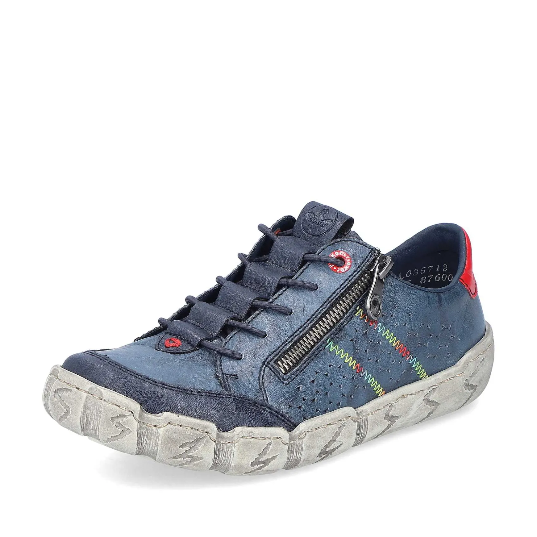 Rieker Women'S Lace-Up Shoes, Slate Blue