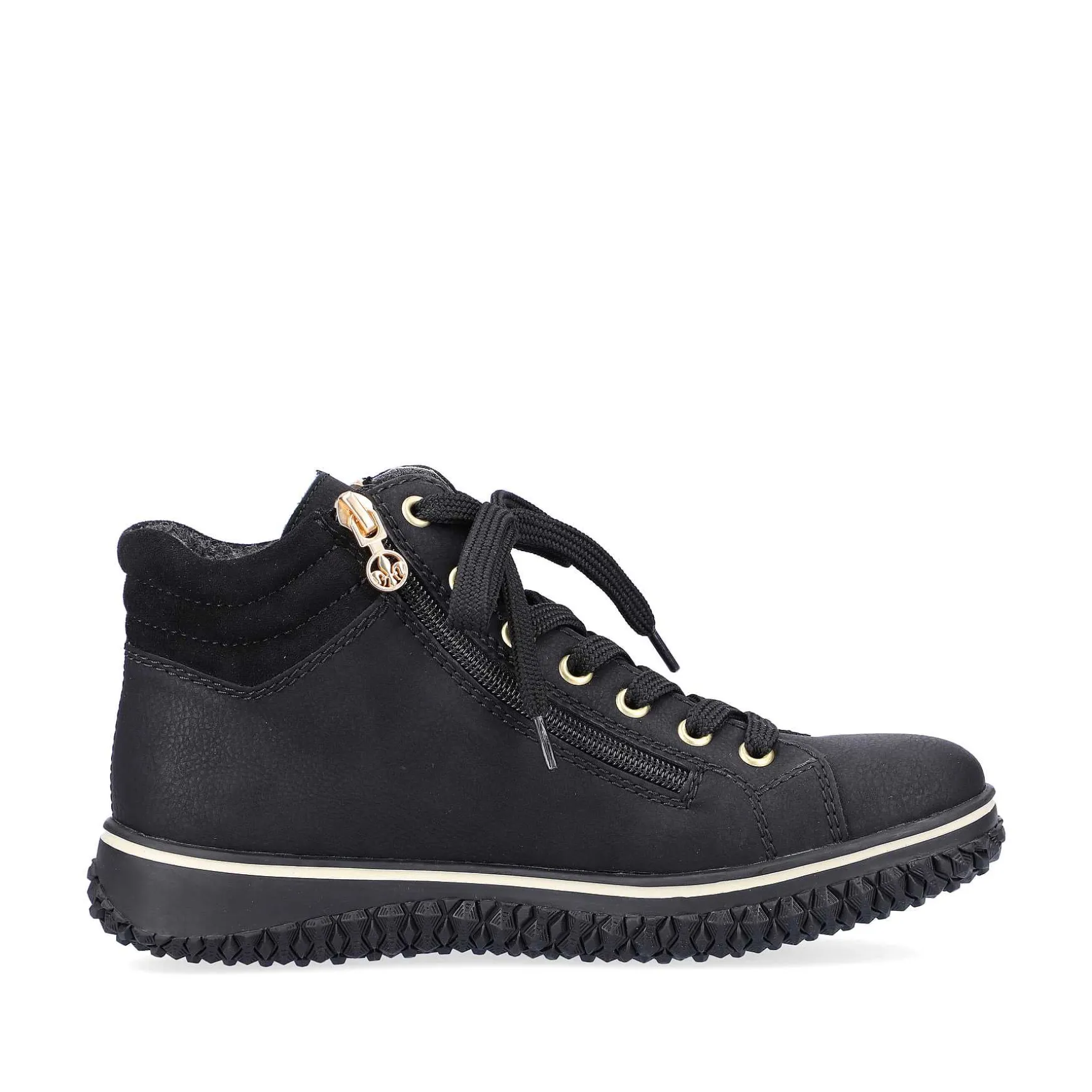 Rieker Women'S Lace-Up Shoes Deep Black
