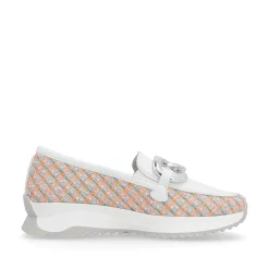 Rieker Women'S Loafer White-Multi