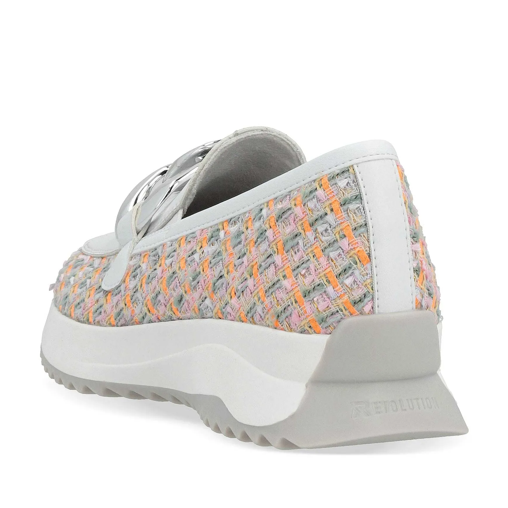 Rieker Women'S Loafer White-Multi