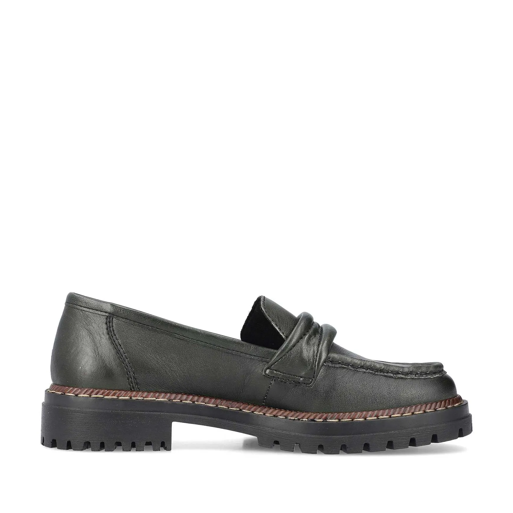 Rieker Women'S Loafers Army Green