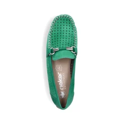 Rieker Women'S Loafers Grass Green