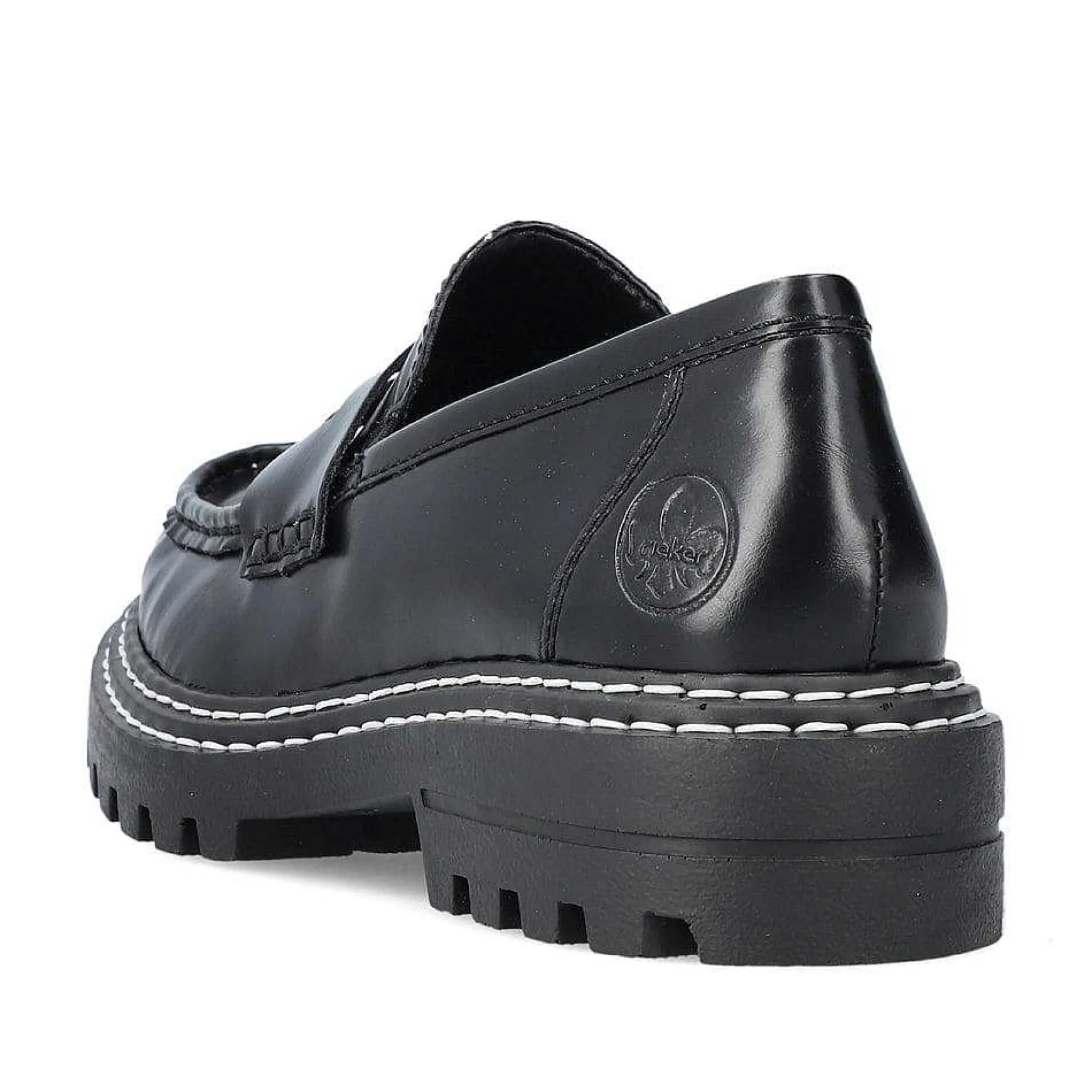 Rieker Women'S Loafers Graphite Black