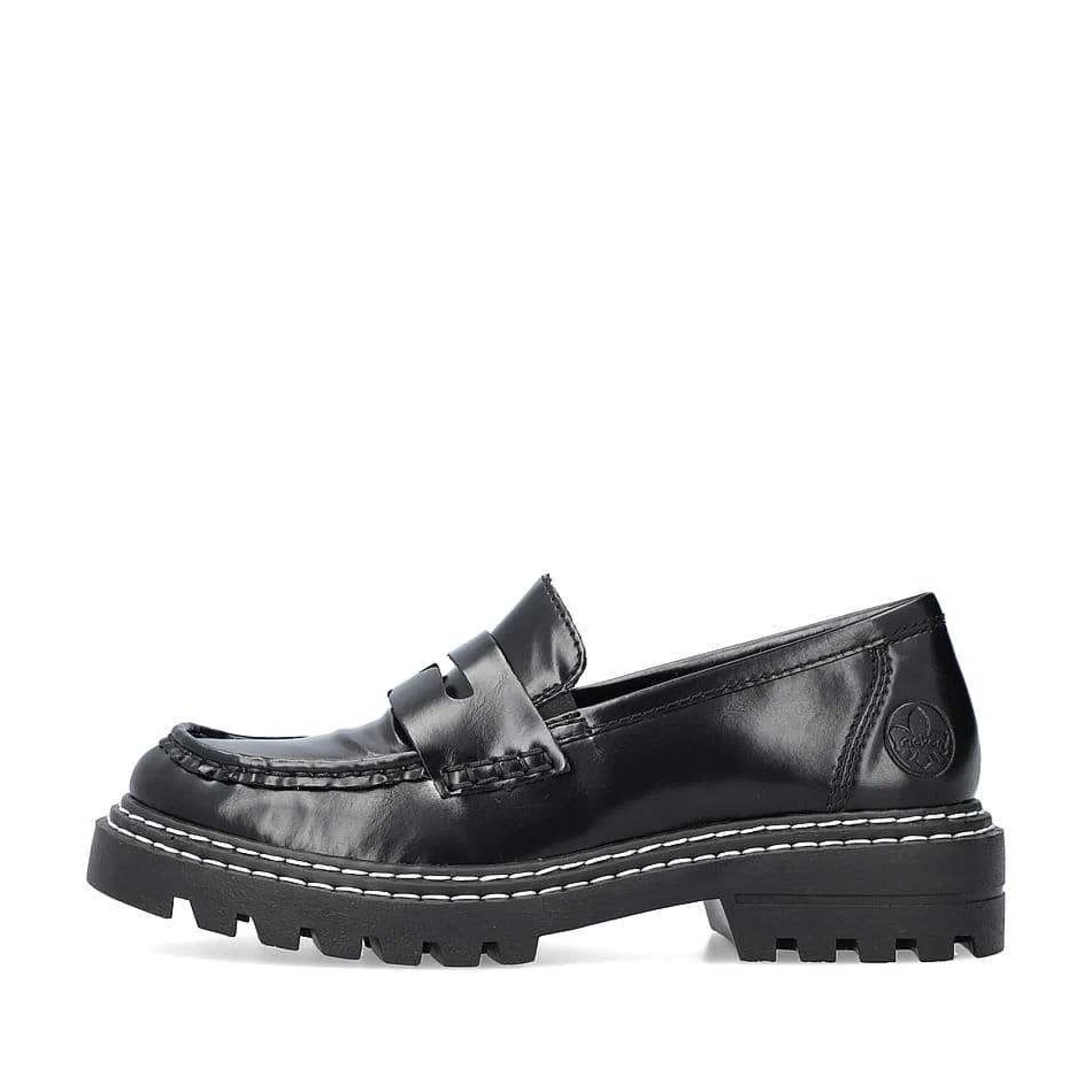 Rieker Women'S Loafers Graphite Black