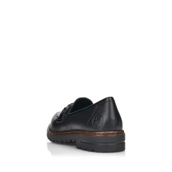 Rieker Women'S Loafers Graphite Black