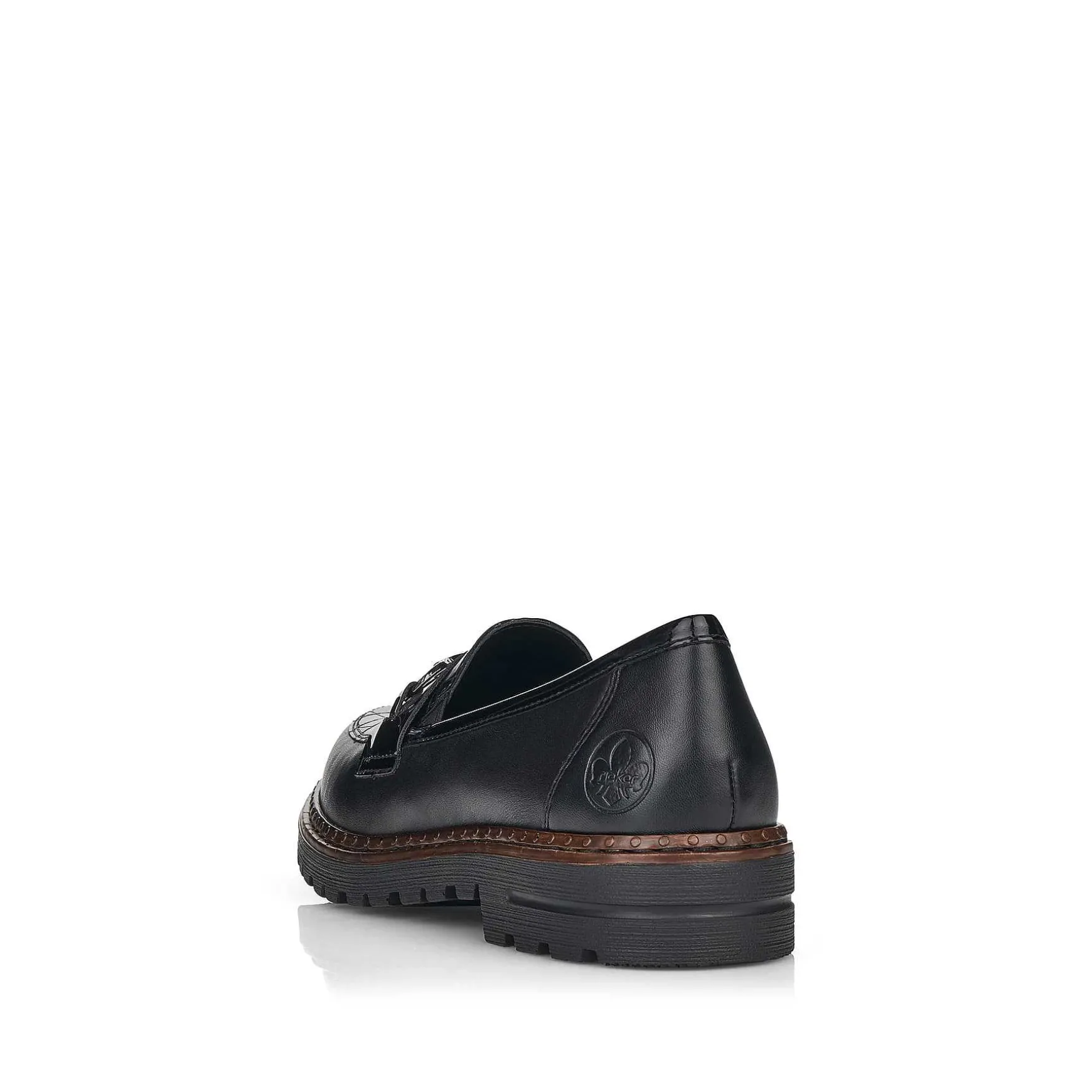 Rieker Women'S Loafers Graphite Black