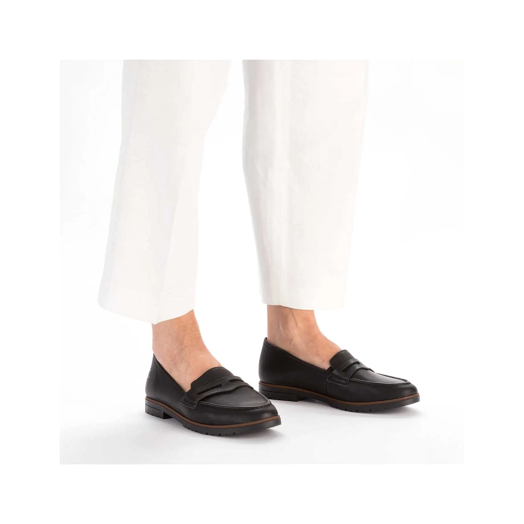 Rieker Women'S Loafers Jet Black