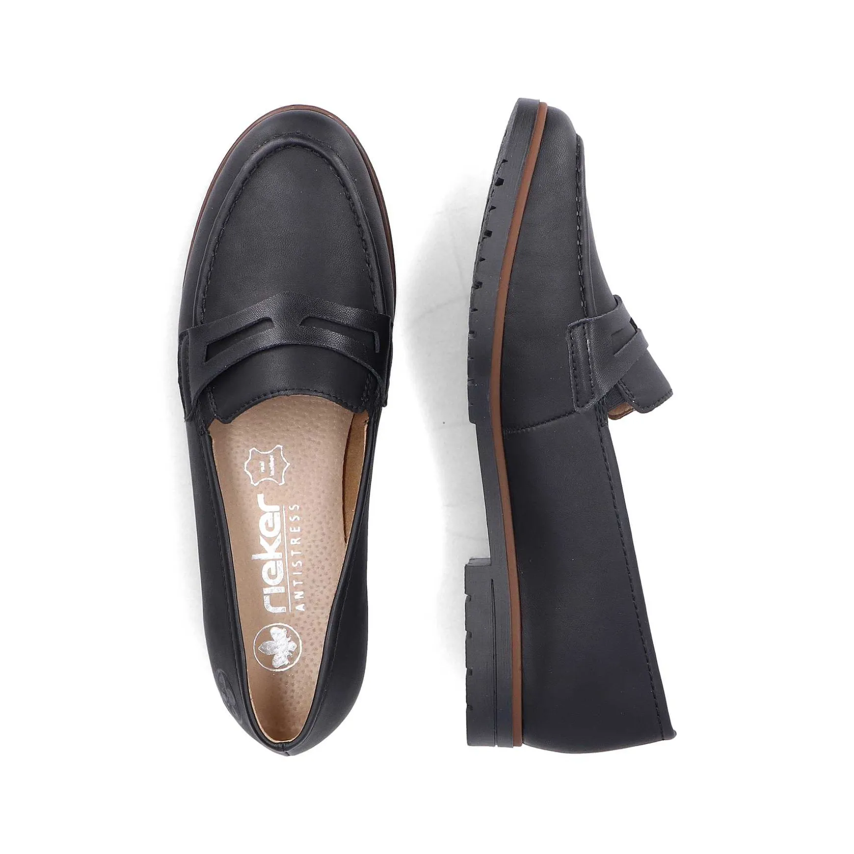 Rieker Women'S Loafers Jet Black