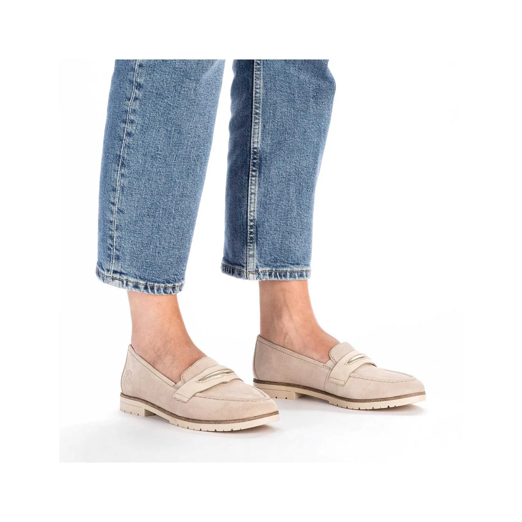 Rieker Women'S Loafers Light Beige