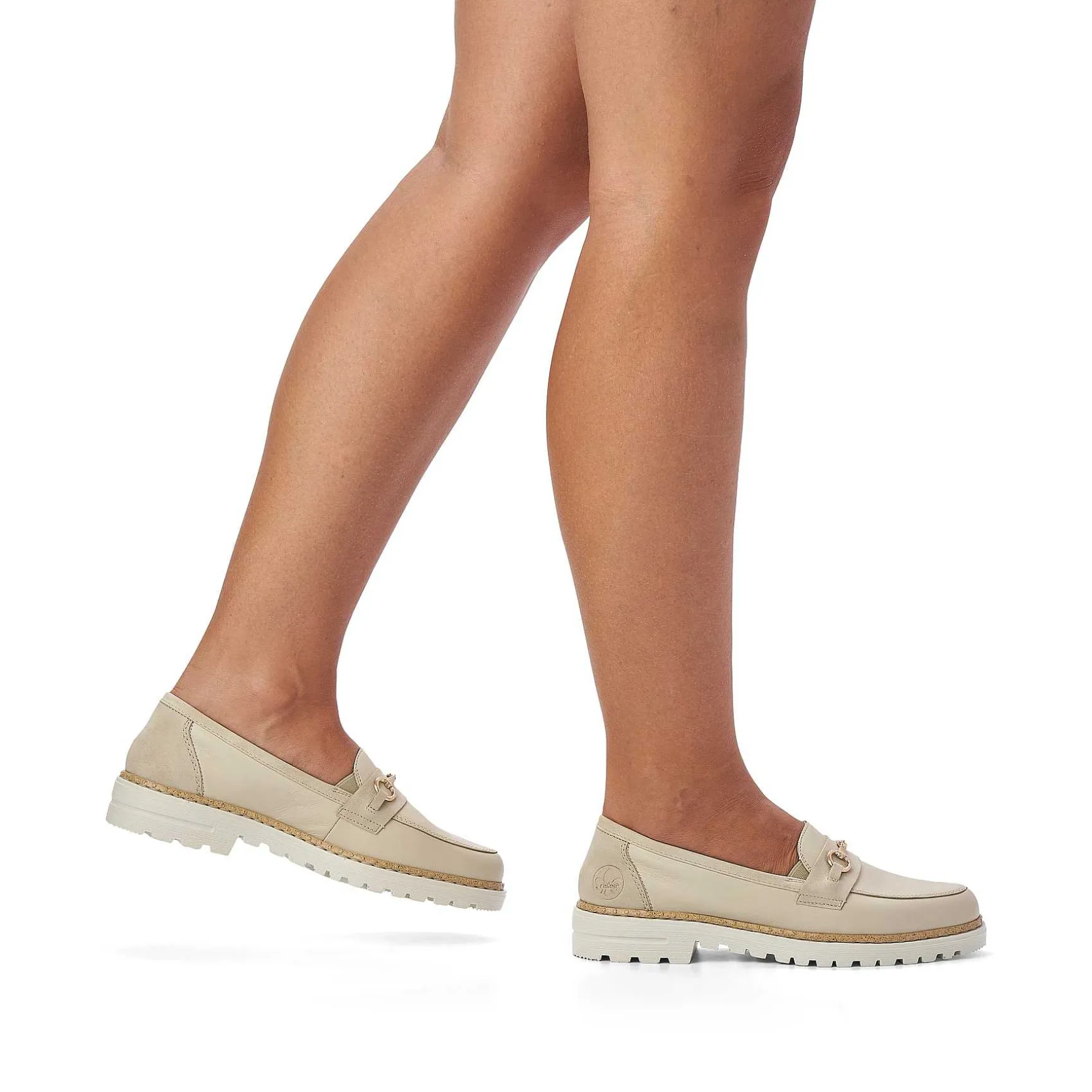 Rieker Women'S Loafers Light Beige