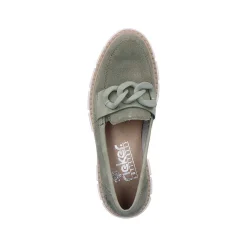 Rieker Women'S Loafers Mint Green