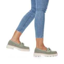 Rieker Women'S Loafers Mint Green