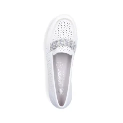 Rieker Women'S Loafers Pure White