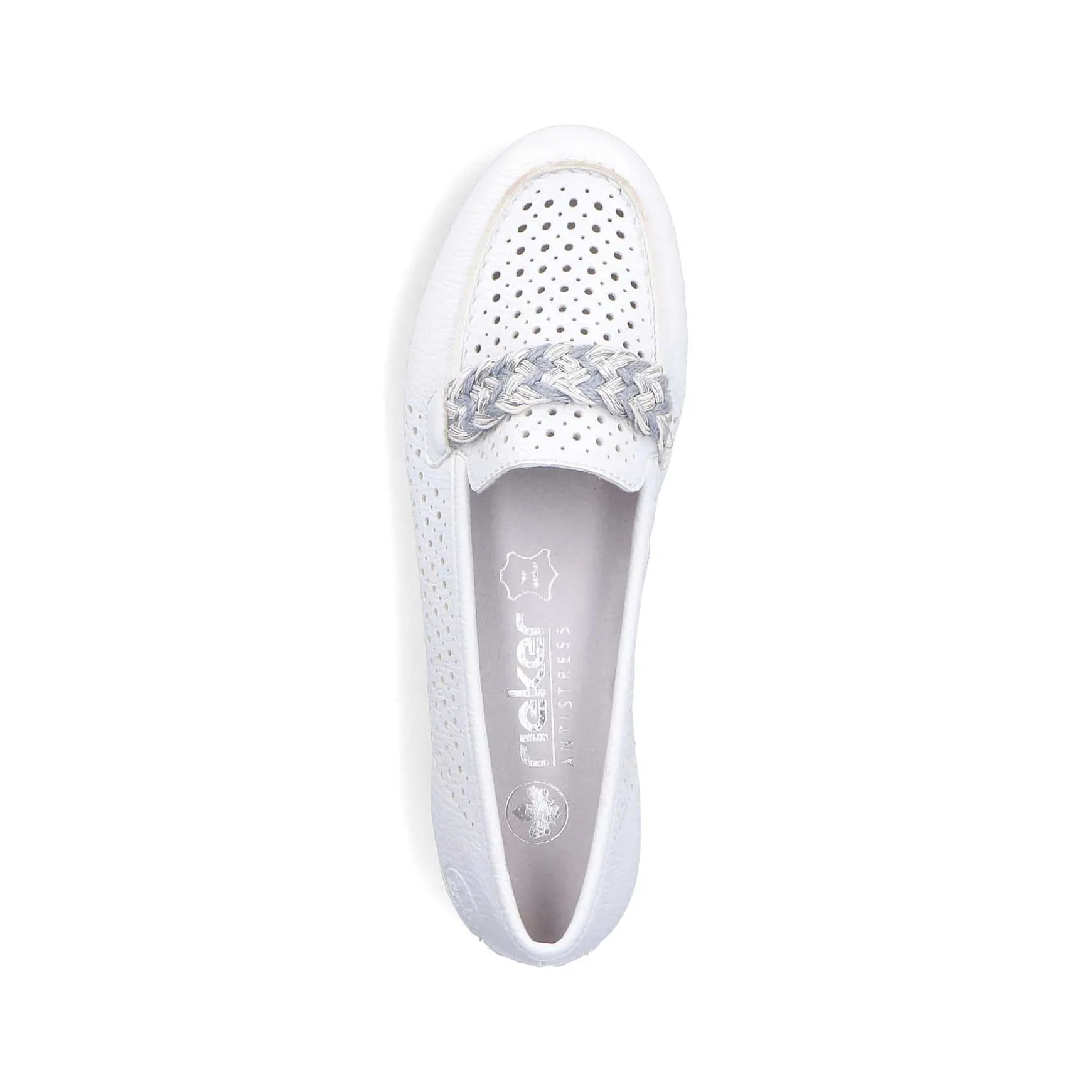 Rieker Women'S Loafers Pure White